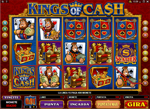 slot machine king of cash