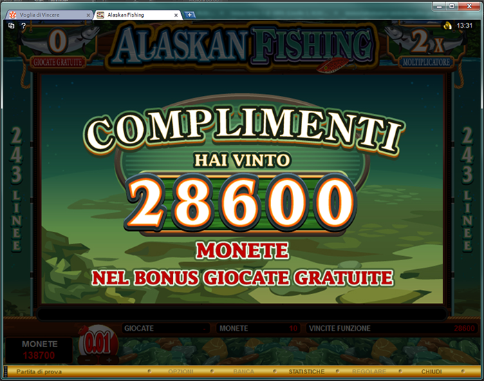 Alaskan Fishing Gioco Bonus