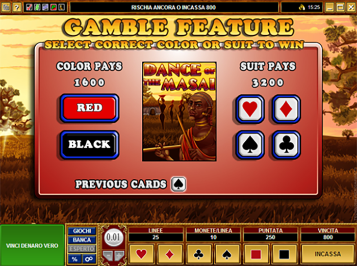 gamble feature