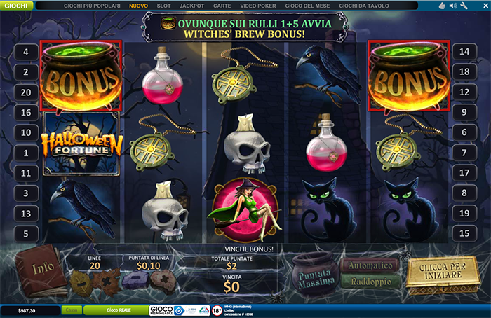 Halloween Fortune simbolo bonus